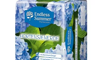 Spezialerde für blaue Hortensien