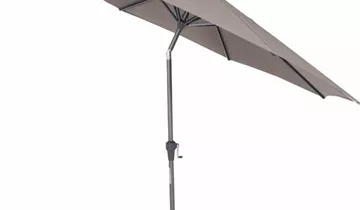 Siena Garden Avio Sonnenschirm Ø300 cm anthrazit / taupe Aluminium 