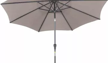 Siena Garden Avio Sonnenschirm Ø300 cm anthrazit / taupe Aluminium 