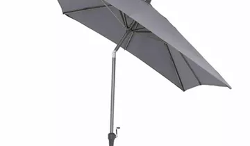 Siena Garden Avio Mittelstockschirm 300 x 200 cm anthrazit/anthrazit