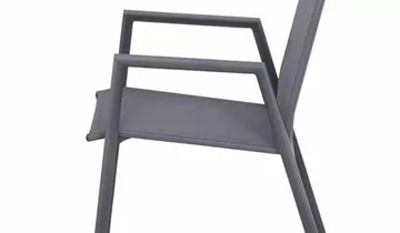 Siena Garden Calun Stapelsessel Aluminium/Ranotex 