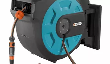 Gardena Wand-Schlauchbox 25 roll-up automatic mit 25 m Qualitätsschlauch