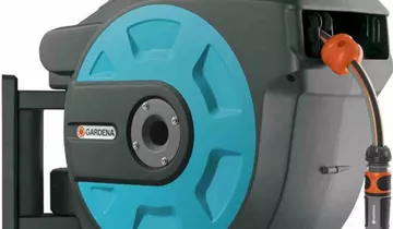 Gardena Wand-Schlauchbox 25 roll-up automatic mit 25 m Qualitätsschlauch