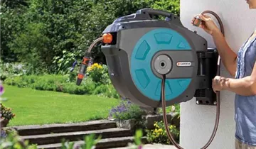 Gardena Wand-Schlauchbox 25 roll-up automatic mit 25 m Qualitätsschlauch