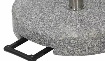 Siena Garden Granitständer Trolley 40kg 50x50x7,5cm Granit 