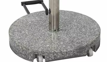 Siena Garden Granitständer Trolley 40kg 50x50x7,5cm Granit 