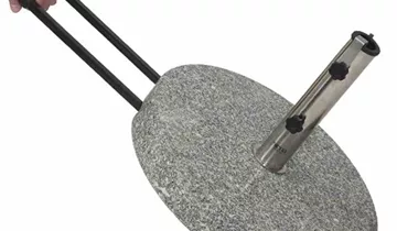 Siena Garden Granitständer Trolley 40kg 50x50x7,5cm Granit 