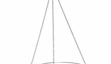Siena Garden Grillrost INOX zu 75er Feuerschale inkl. Kette und S-Haken, Edelstahl