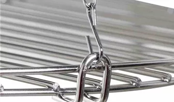 Siena Garden Grillrost INOX zu 75er Feuerschale inkl. Kette und S-Haken, Edelstahl
