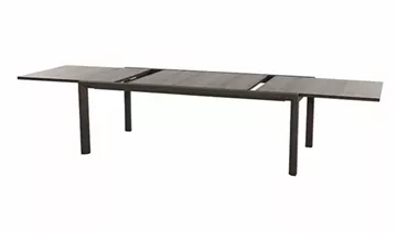 Siena Garden Ausziehtisch Kingston, 220/340x108x76 cm matt graphit 
