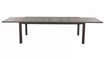Siena Garden Ausziehtisch Kingston, 220/340x108x76 cm matt graphit 