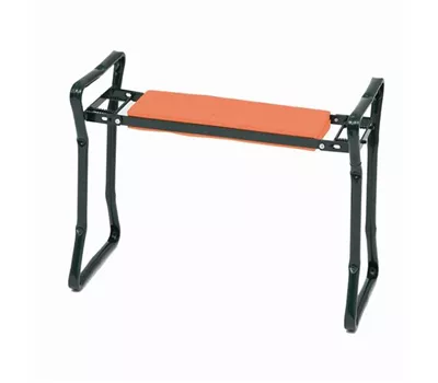 Siena Garden Knie- und Sitzbank 59x27x50 cm orange und grün Stahl