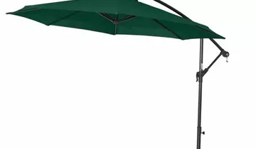 Siena Garden Klassik Ampelschirm Ø300 cm Stahl/Aluminium 