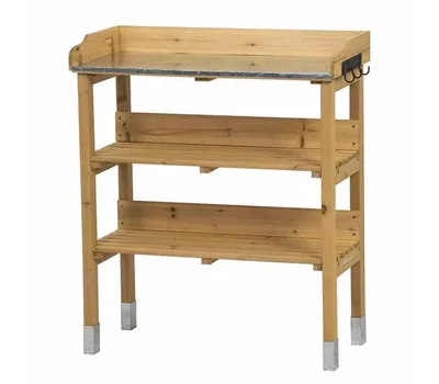 Siena Garden Pflanztisch mit Regal 76x37 cm Kiefer