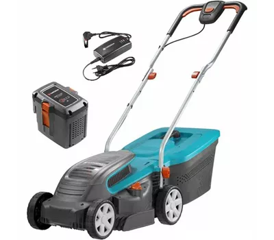 Gardena Akku-Rasenmäher PowerMax Li-40/32 mit 30 l Hardtop-Auffangbehälter