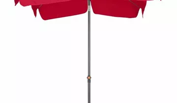 Siena Garden Tropico Schirm 2,1 x 1,4 m, eckig, rot 