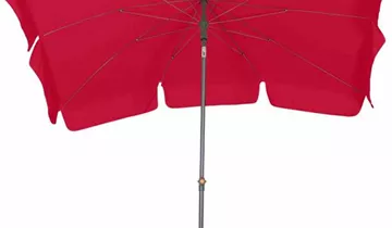 Siena Garden Tropico Schirm 2,1 x 1,4 m, eckig, rot 