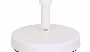 Siena Garden Schirmständer 25 kg, Ø 46x11 cm, weiß