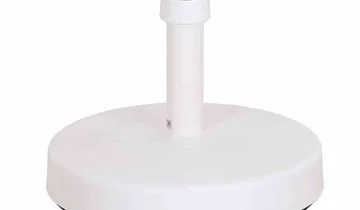 Siena Garden Schirmständer 25 kg, Ø 46x11 cm, weiß