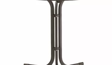Sieger Balkontisch Mecalit Ø 70 H 72 cm grau