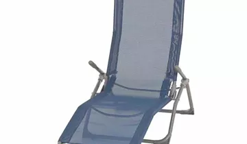 Bäderliege klappbar blau Stahl