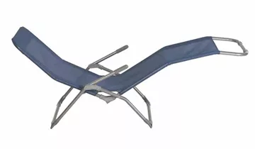 Bäderliege klappbar blau Stahl