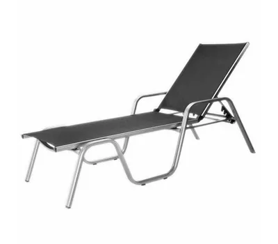 Kettler Stapelliege Basic Plus Silber-anthrazit