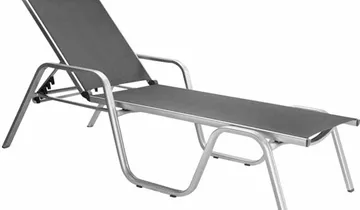 Kettler Stapelliege Basic Plus Silber-anthrazit