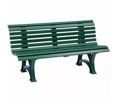 Blome Gartenbank Helgoland 3-Sitzer moosgrün