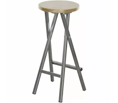 Barhocker 35 cm x 35 cm x 82 cm Kiefernholz grau 