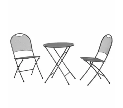 MWH Café Latte Set Eisengrau Metall