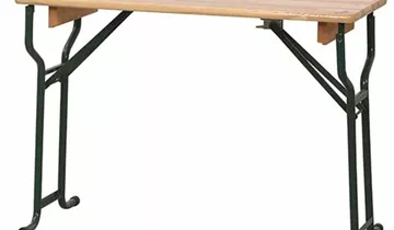 Festzeltgarnitur mit Rückenlehne 3-teilig 110x50cm