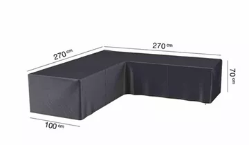 Aerocover Schutzhülle für Eck- Loungeset 270x270x100xH70 cm