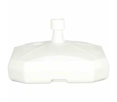 Enne Plastica Schirmständer Garda mit Rolle 50 l weiß