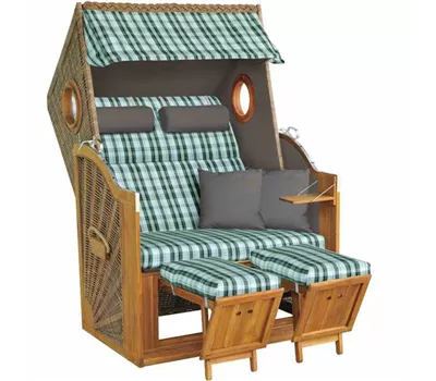 Trendy by Devries Strandkorb walnut