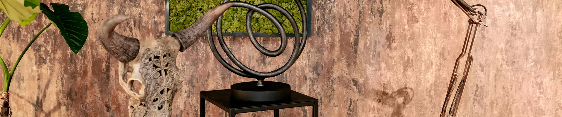 Zimmerambiente mit Dekogegenständen