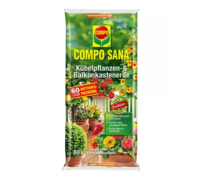 Compo Sana Kübelpflanzen- und Balkonkastenerde 