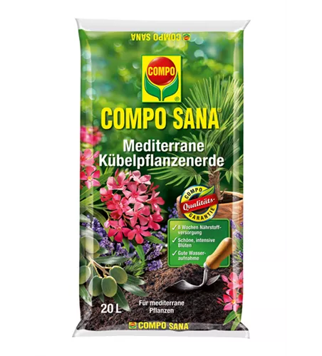 Compo Sana Mediterrane Kübelpflanzenerde 