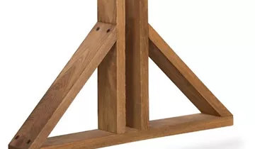 Standfuß für Flechtzäune